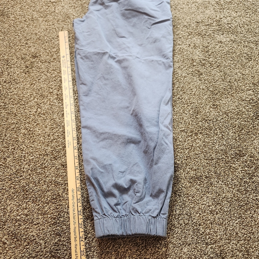 Halara Mid Rise Button Zipper Side Pocket Casual Cotton Joggers Size Large - Picture 7 of 7